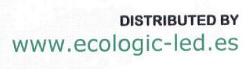 DISTRIBUTED BY WWW.ECOLOGIC-LED.ES