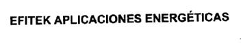 EFITEK APLICACIONES ENERGETICAS