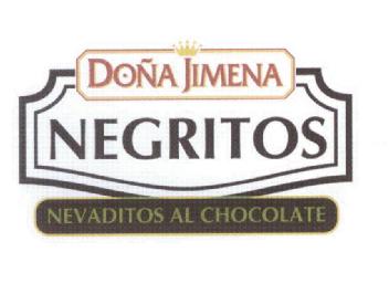 DOÑA JIMENA NEGRITOS NEVADITOS AL CHOCOLATE