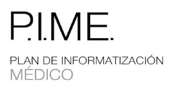 P.I.ME. PLAN DE INFORMATIZACION MEDICO