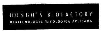 HONGO'S BIOFACTORY BIOTECHNOLOGIA MICOLOGICA APLICADA