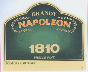 BRANDY NAPOLEON 1810 VIEILLE FINE BODEGAS CARTHAGO