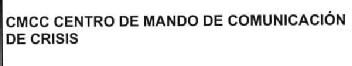 CMCC CENTRO DE MANDO DE COMUNICACION DE CRISIS