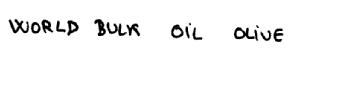 WORLD BULK OIL OLIVE