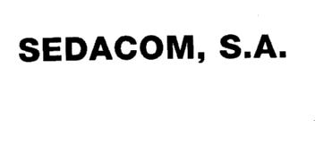 SEDACOM, S.A