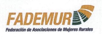 FADEMUR FEDERACION DE ASOCIACIONES DE MUJERES RURALES