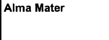 ALMA MATER