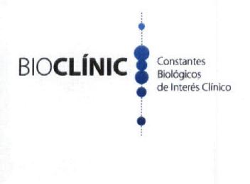 BIOCLINIC CONSTANTES BIOLOGICOS DE INTERES CLINICO
