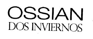 OSSIAN DOS INVIERNOS