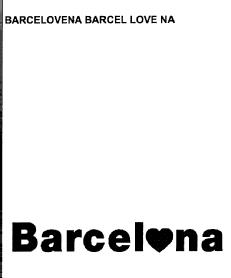 BARCELOVENA BARCEL LOVE NA BARCEL NA