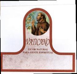 VATICANO LICOR NATURAL PARA GENTE ESPIRITUAL