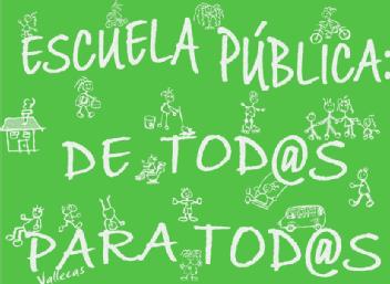 ESCUELA PUBLICA DE TOD@S PARA TOD@S