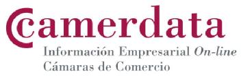 CAMERDATA INFORMACION EMPRESARIAL ON LINE CAMARAS DE COMERCIO