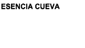 ESENCIA CUEVA