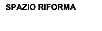 SPAZIO RIFORMA