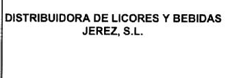DISTRIBUIDORA DE LICORES Y BEBIDAS JEREZ, S.L