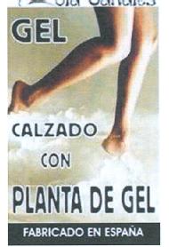 LOLA CANALES GEL CALZADO CON PLANTA DE GEL
