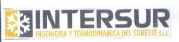 INTERSUR INGENIERIA Y TERMODINAMICA DEL SURESTE S.L.L