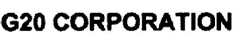 G20 CORPORATION