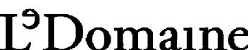 LE DOMAINE