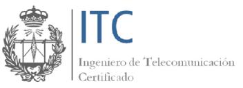 ITC INGENIERO DE TELECOMUNICACION CERTIFICADO