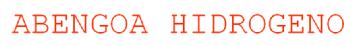 ABENGOA HIDROGENO