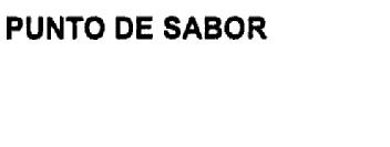 PUNTO DE SABOR
