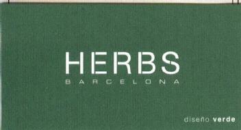 HERBS BARCELONA DISEÑO VERDE