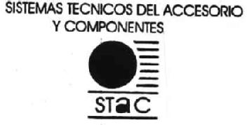 SISTEMAS TECNICOS DEL ACCESORIO Y COMPONENTES STAC
