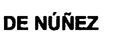 DE NUÑEZ