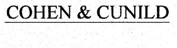 COHEN & CUNILD