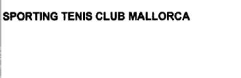 SPORTING TENIS CLUB MALLORCA