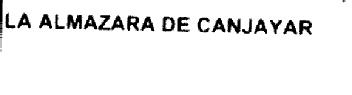 LA ALMAZARA DE CANJAYAR