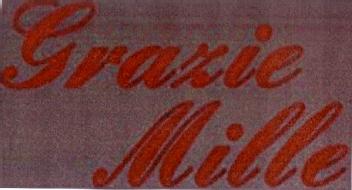 GRAZIE MILLE