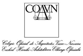 COAVN COLEGIO OFICIAL DE ARQUITECTOS VASCO-NAVARRO EUSKAL HERRIKO ARKITEKTOEN ELKARGO OFIZIALA