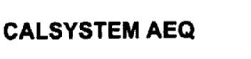 CALSYSTEM AEQ