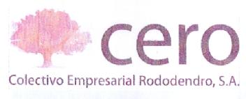 CERO COLECTIVO EMPRESARIAL RODODENDRO, S.A