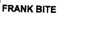 FRANK BITE
