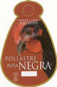 POLLASTRE POTA NEGRA NASCUT I CRIAT A GIRONA