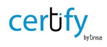 CERTIFY BY TINSA