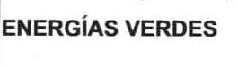 ENERGIAS VERDES