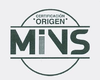 CERTIFICACION ORIGEN MINS