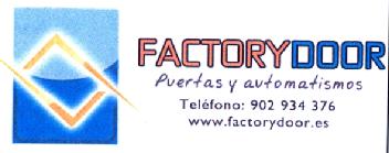 FACTORYDOOR PUERTAS Y AUTOMATISMOS