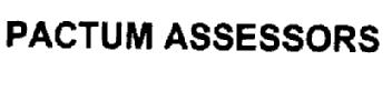 PACTUM ASSESSORS