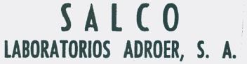 SALCO LABORATORIOS ADROER, S.A