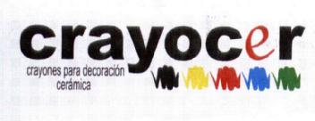 CRAYOCER CRAYONES PARA DECORACION CERAMICA