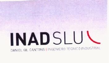 INAD SLU DANIEL GIL CANTONS INGENIERO TECNICO INDUSTRIAL