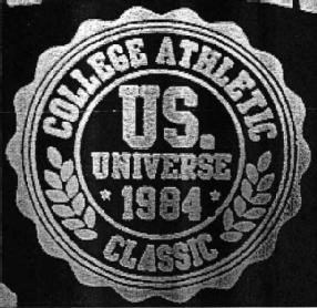 COLLEGE ATHLETIC US. UNIVERSE 1984 CLASSIC