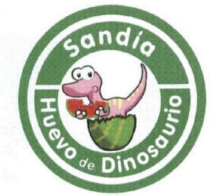 SANDIA HUEVO DE DINOSAURIO