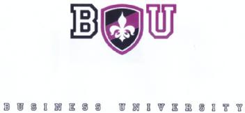 BU BUSINESS UNIVERSITY